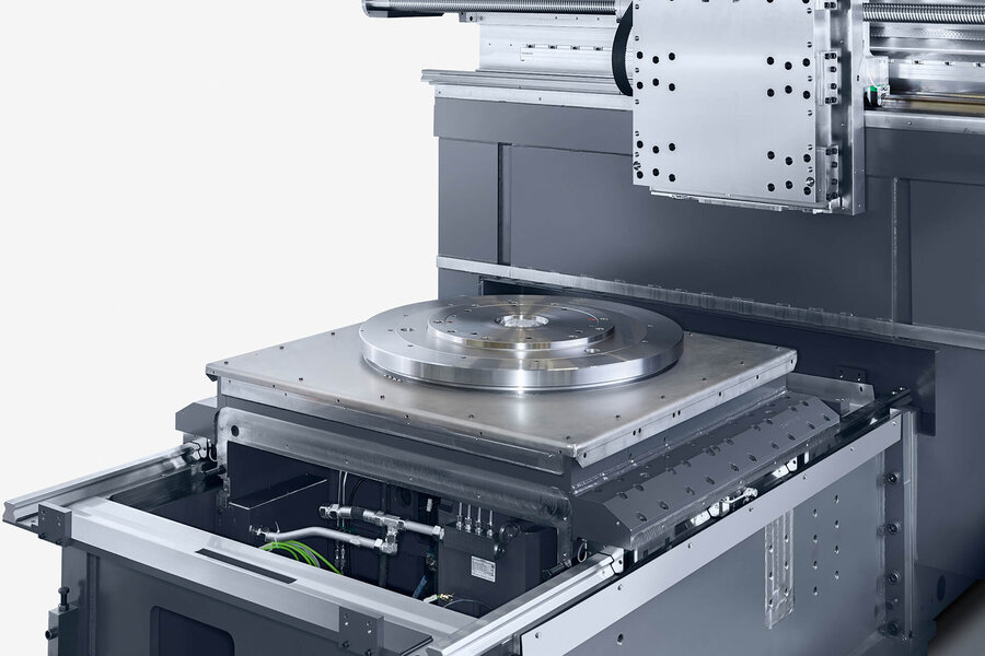 PITTLER PV1250: machine bed