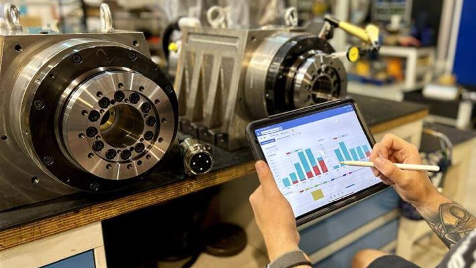 Papierlose Spindelproduktion und Reparatur mit WMZ Motorspindeln