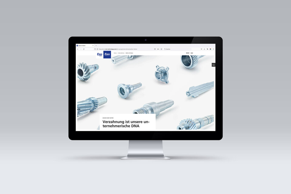 Website Relaunch bei der DVS Technology Group