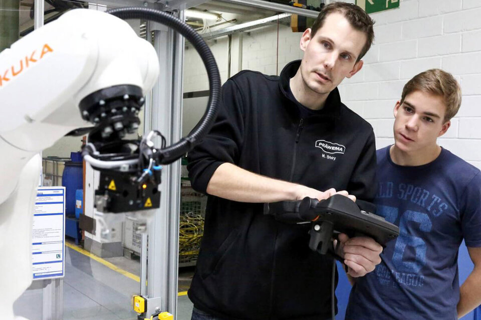 Präwema arbeitet mit Robotertechnik - Michael Stey erklärt 